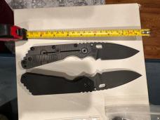 Mic Strider SMF NSN Custom Fatty Knife Black/ Titanium 