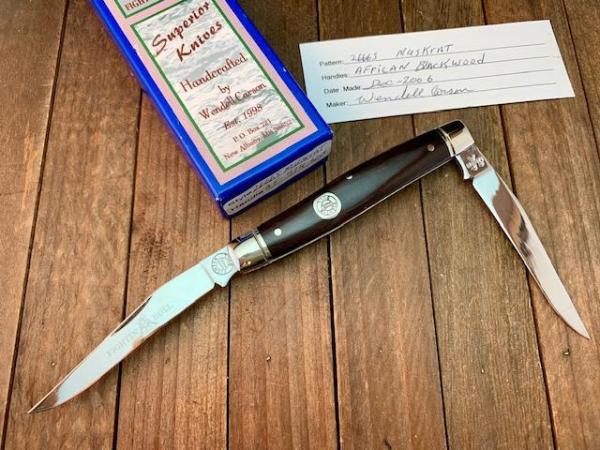 Wendell Carson Muskrat African Blackwood 2006