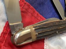 Hen & Rooster -Bertram Cutlery Large "Hillbilly" Congress w/ Nice Stag Handles
