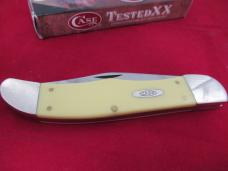 Case XX 2017 Discontinued Yellow Delrin Folding Hunter Pattern # 3165CV
