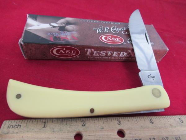 Case XX 2018 Yellow Delrin Sod Buster Pattern # 3138CV Case XX 2018 Yellow Delrin Sod Buster Pattern # 3138CV