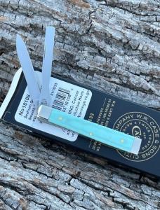 CASE XX ** 2025 SEAFOAM GREEN G10 ICHTHUS SHIELD SMOOTH BABY DOC