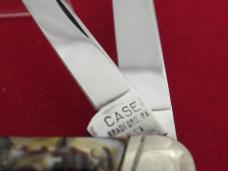 Case XX Classic 1993 3 Back Spring Celluloid Carmel Swirl Pattern # 73109X