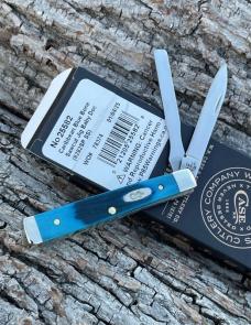 CASE XX ** 2025 CARIBBEAN BLUE SAWCUT JIGGED BONE BABY DOC