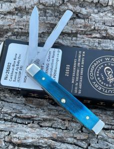 CASE XX ** 2025 CARIBBEAN BLUE SAWCUT JIGGED BONE BABY DOC