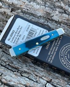CASE XX ** 2025 CARIBBEAN BLUE SAWCUT JIGGED BONE BABY DOC