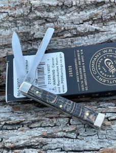 CASE XX ** 2025 SMOOTH BLACK CURLY OAK WOOD BABY DOC