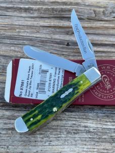 CASE XX ** FPR 2025 GREEN APPLE PEACH SEED JIGGED BONE MINI TRAPPER
