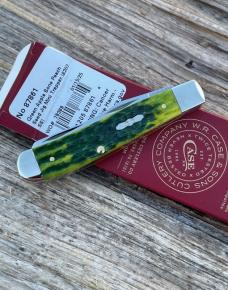 CASE XX ** FPR 2025 GREEN APPLE PEACH SEED JIGGED BONE MINI TRAPPER