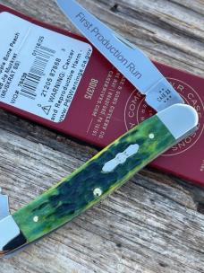 CASE XX ** FPR 2025 GREEN APPLE PEACH SEED JIGGED BONE MUSKRAT