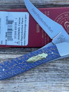 CASE XX ** FPR 2025 BLUE SYCAMORE WOOD SMOOTH RUSSLOCK