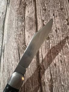 VINTAGE PRESTO GEO. SCHRADE BRIDGEPORT CONN. PAT JAN 30 - 40 BLACK WORMGROOVE