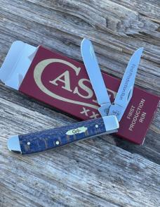CASE XX ** FPR 2025 BLUE SYCAMORE WOOD SMOOTH MINI TRAPPER