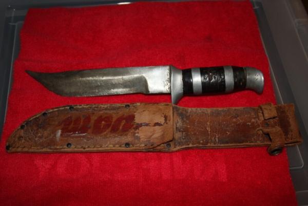 WW 2 theatre knife with sheath
