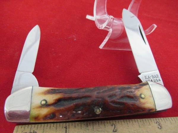 Ka-Bar Stag Handle Canoe Pattern # 1194 Ka-Bar Stag Handle Canoe Pattern # 1194
