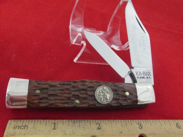 Ka-Bar 1980 Collectors Club Gunstock Pattern #0181