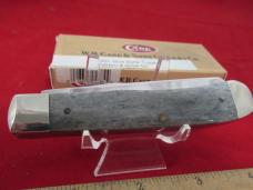 Case XX  1991 Missing Dot Blue Bone Trapper Pattern # B254 SS