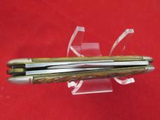 Schrade Walden NY USA Peach Seed Jigged Split Back Whittler EDC