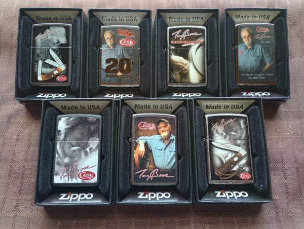 Tony Bose Zippo Lighter Collection