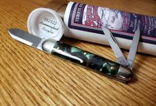 Great Eastern Cutlery 592322 Shaffer Farm Splitback Whittler, Hummingbird Acrylic, NEW/MINT in Tube.
