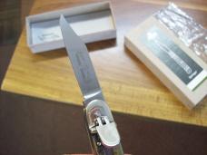 Hubertus Knife Solingen, Germany Small 08 Rare BIg Horn Edition 5 3/4 " Open Lilyput NIB