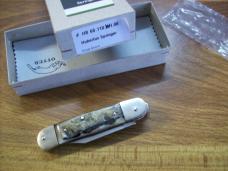 Hubertus Knife Solingen, Germany Small 08 Rare BIg Horn Edition 5 3/4 " Open Lilyput NIB