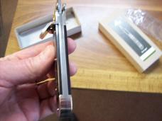 Hubertus Knife Shellpuller Patronenzieher Solingen Large Size 11 Exotic Black Ebonywood UNUSED NIB.