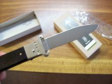 Hubertus Knife Shellpuller Patronenzieher Solingen Large Size 11 Exotic Black Ebonywood UNUSED NIB.