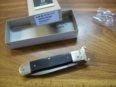 Hubertus Knife Shellpuller Patronenzieher Solingen Large Size 11 Exotic Black Ebonywood UNUSED NIB.