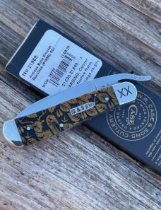 CASE XX ** SFO SMOOTH ANTIQUE BONE STRUT & RUT DROP POINT RUSSLOCK
