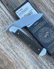 CASE XX ** SFO SMOOTH ANTIQUE BONE SNAKESKIN DROP POINT RUSSLOCK