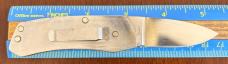 Vintage Parker Belt Buckle Folding Knife, Bone Scale, Japan, Unused