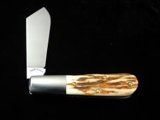 Schatt & Morgan Genuine Stag Cotton Barlow Knife by Cooper Cutlery Rare 69CB-S Made in USA