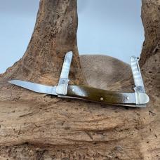 CASE XX Knife Made in USA 6318 SS Medium Stockman Smooth Antique BONE Handles 97