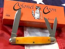 Colonel Coon (by Queen) Whittler w/ Autum Bone Handles & -One of 200