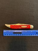 Robeson Shure Edge Strawberry Red Jigged Bone Fish Knife Toothpick Queen
