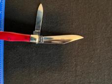 Case Smooth Rose Red Appaloosa Bone Swell Center Coke Bottle Jack Knife 1 Dot w/Pumpkin Box 6225 1/2