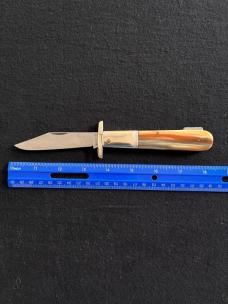 Ideal Products Inc Swing Guard Cheetah style Lockback Knife with Striped Scales