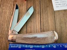 Wendell Carson Swayback Trapper Camel Bone Filed Backspring Coined Liners 2006 