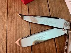 Wendell Carson Swayback Trapper Camel Bone Filed Backspring Coined Liners 2006 