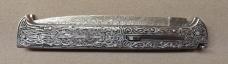 13" Viking Theme Ultra Deep Engraved Dagger Blade Double Eagle Switchblade