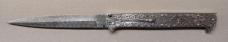 13" Viking Theme Ultra Deep Engraved Dagger Blade Double Eagle Switchblade