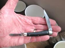COBBLED *** Anton Wingen Jr. Germany/ Colonial Prov USA 2 Blade Wood Handle Knife