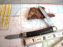 COBBLED *** Anton Wingen Jr. Germany/ Colonial Prov USA 2 Blade Wood Handle Knife
