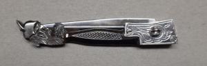 D'yavol (The Devil) RPK all metal handles switchblade 