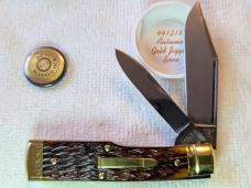 Great Eastern Cutlery, GEC 44 Autumn Gold Jigged Bone