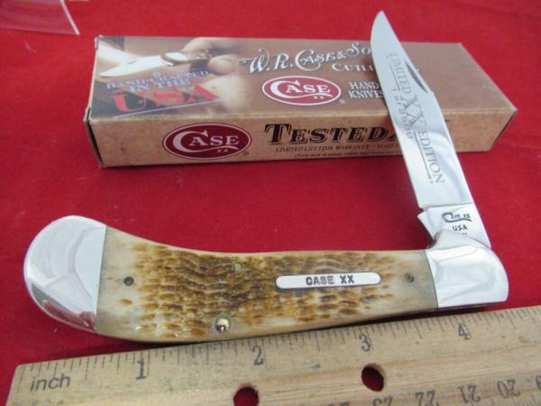 Case XX 1996 Limited Edition Bone Handle Saddle Horn Pattern # 61100 SS