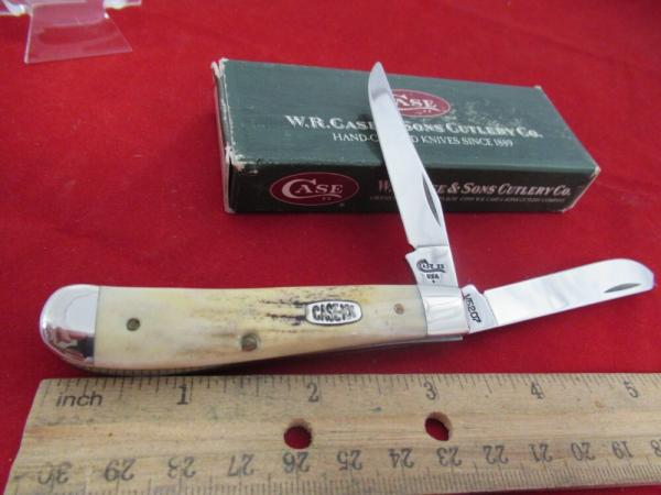 Case XX 1999 Vintage Stag Mini Trapper Pattern # V5207 SS