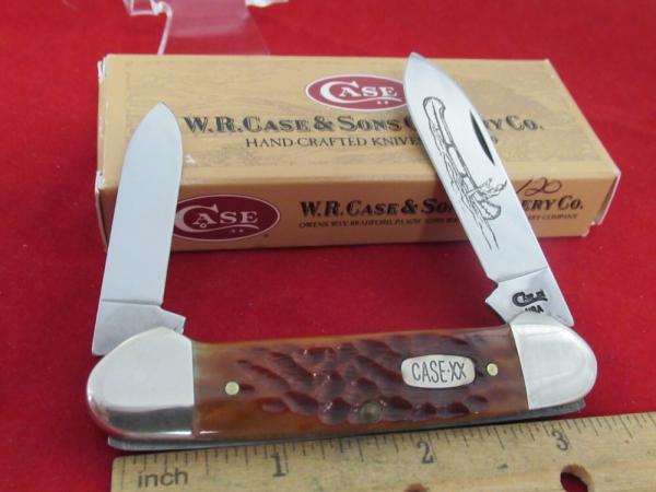 Case XX 1997 Brown Bone Canoe Pattern # 62131 CV Case XX 1997 Brown Bone Canoe Pattern # 62131 CV