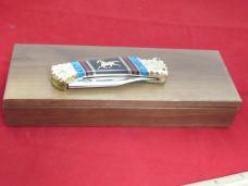 Buck Custom  David Yellowhorse  English Script Tang Stamp Model # 112 